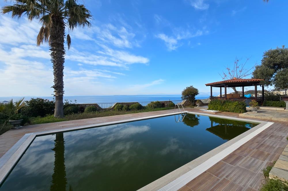 BODRUM YALIKAVAK SEBA PRESTİJ SİTESİNDE DENİZ MANZARALI LÜKS VİLLA