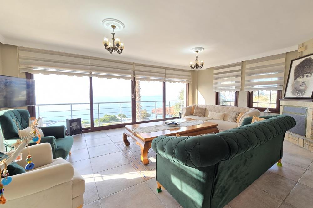 BODRUM YALIKAVAK SEBA PRESTİJ SİTESİNDE DENİZ MANZARALI LÜKS VİLLA