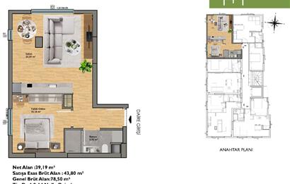 AVM ve Ulaşıma Yürüme Mesafesinde Sıfır Kiralık Daire