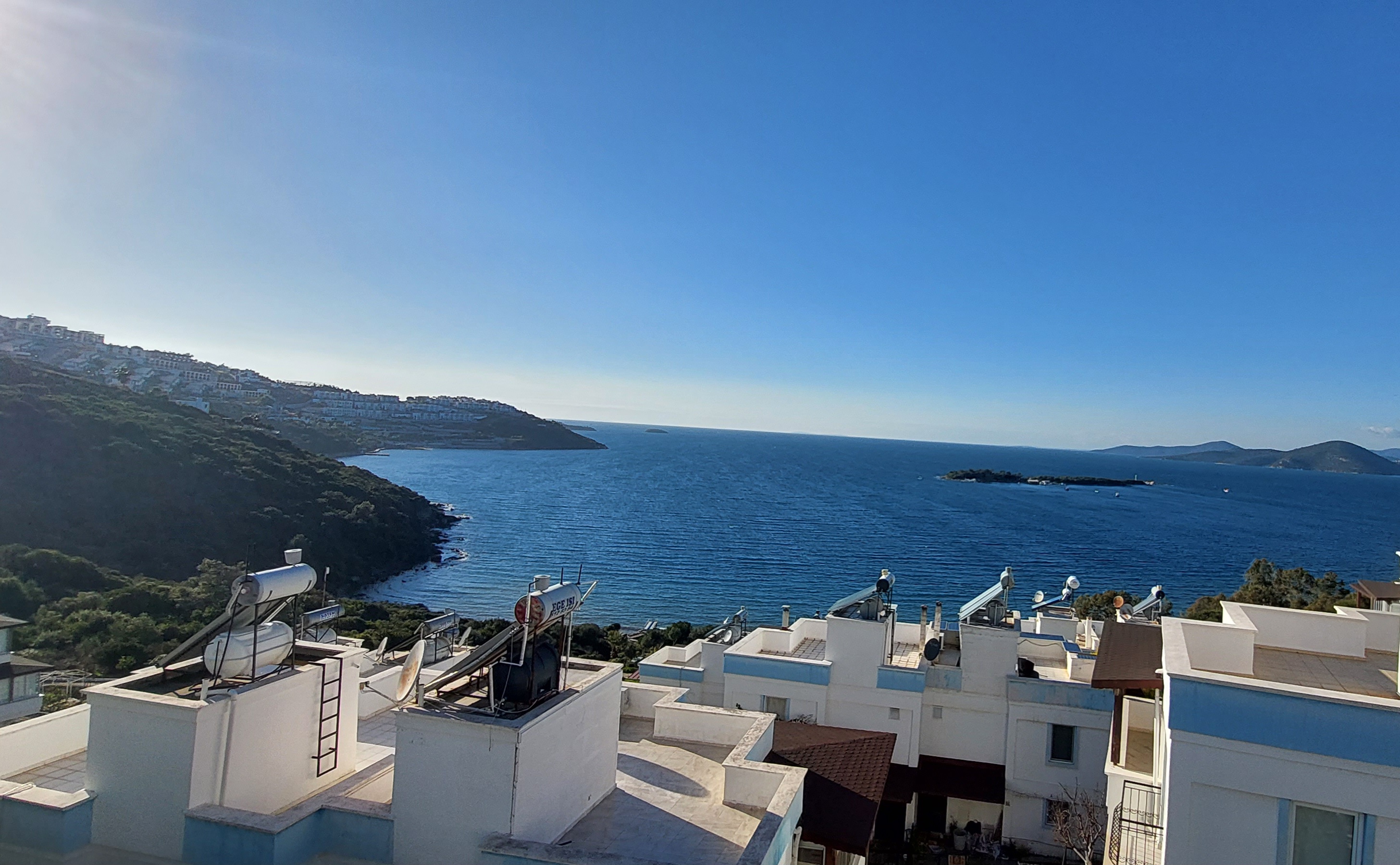Bodrum-Adabükü kiralık üst dubleks daire