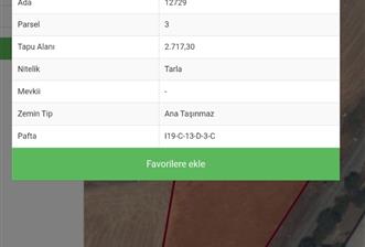 CENTURY21 BAL'DAN GAZİOSMAN PAŞA 'DA YATIRIMLIK TARLA - 1 - 31754