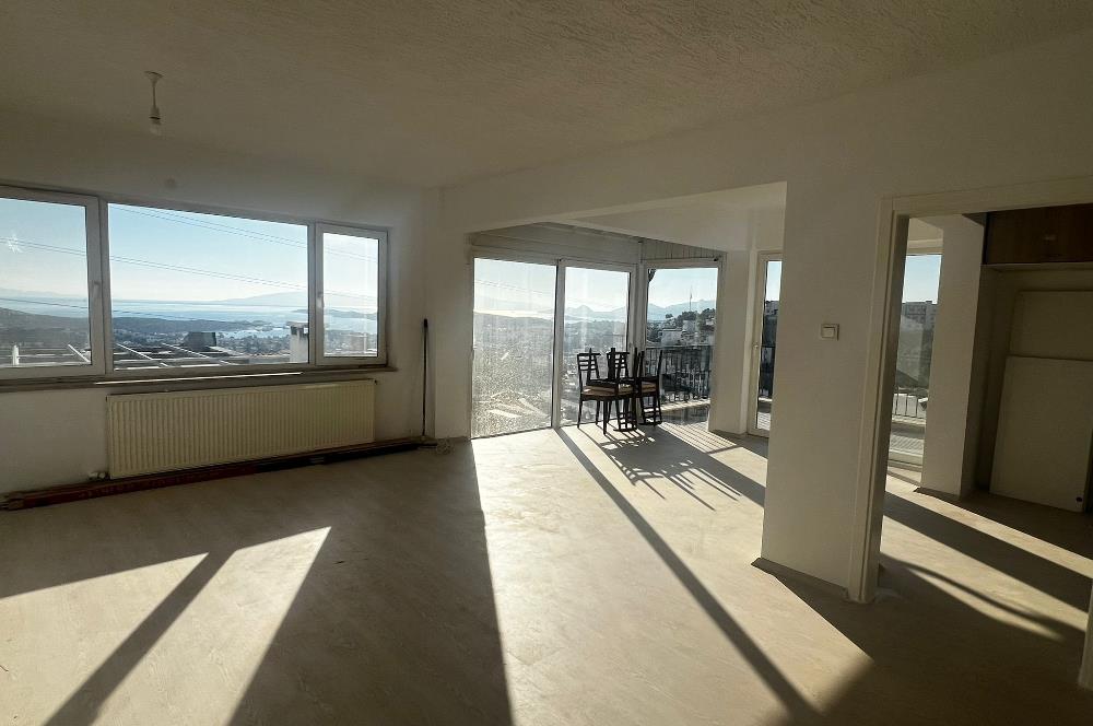 Bodrum ve Koyları Manzaralı Kiralık  3+1 Daire