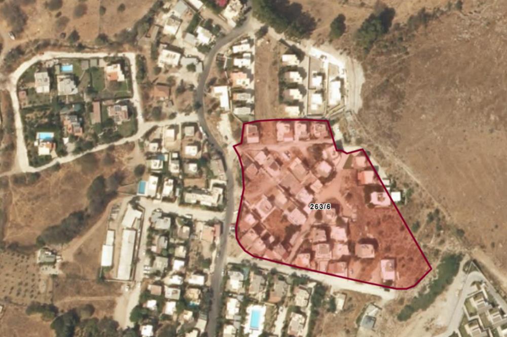 Bodrum Akyarlar Deniz Manzaralı Satılık İmarlı Projeli Onaylı Arsa