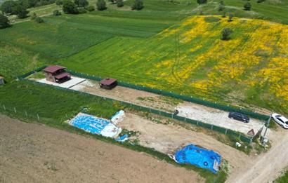 C21 BAL'DAN OVACIK MAH. 1152M2 ARAZİ İÇİNDE 2 KATLI AHŞAP EV