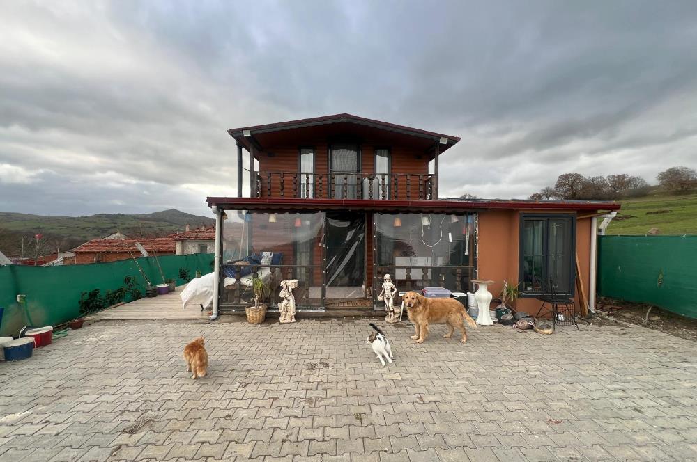 C21 BAL'DAN OVACIK MAH. 1152M2 ARAZİ İÇİNDE 2 KATLI AHŞAP EV