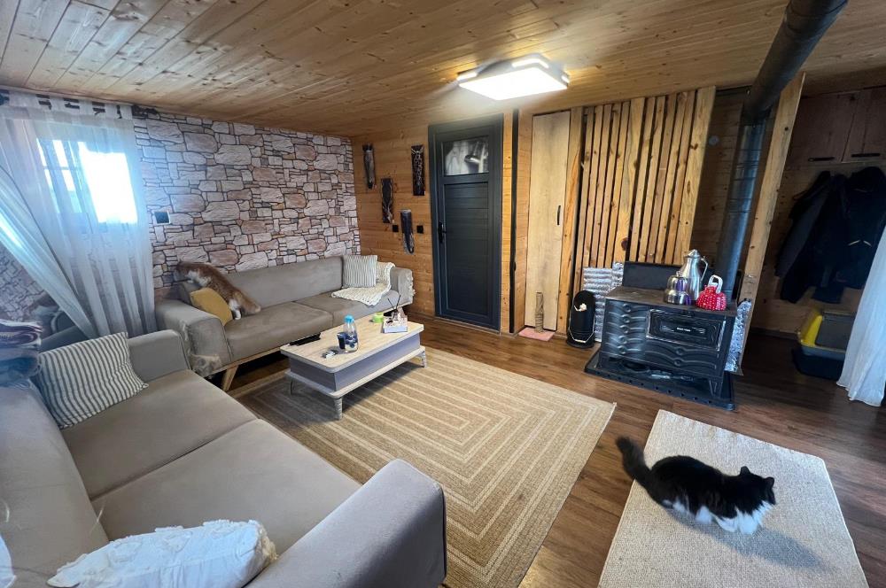 C21 BAL'DAN OVACIK MAH. 1152M2 ARAZİ İÇİNDE 2 KATLI AHŞAP EV