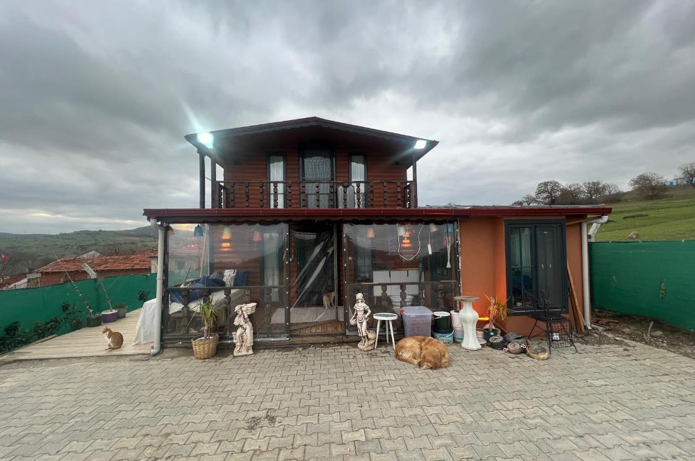 C21 BAL'DAN OVACIK MAH. 1152M2 ARAZİ İÇİNDE 2 KATLI AHŞAP EV