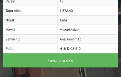 ÇANAKKALE BİGA PEKMEZLİ KÖYÜ MEZARLIK CİVARI SATILIK TARLA