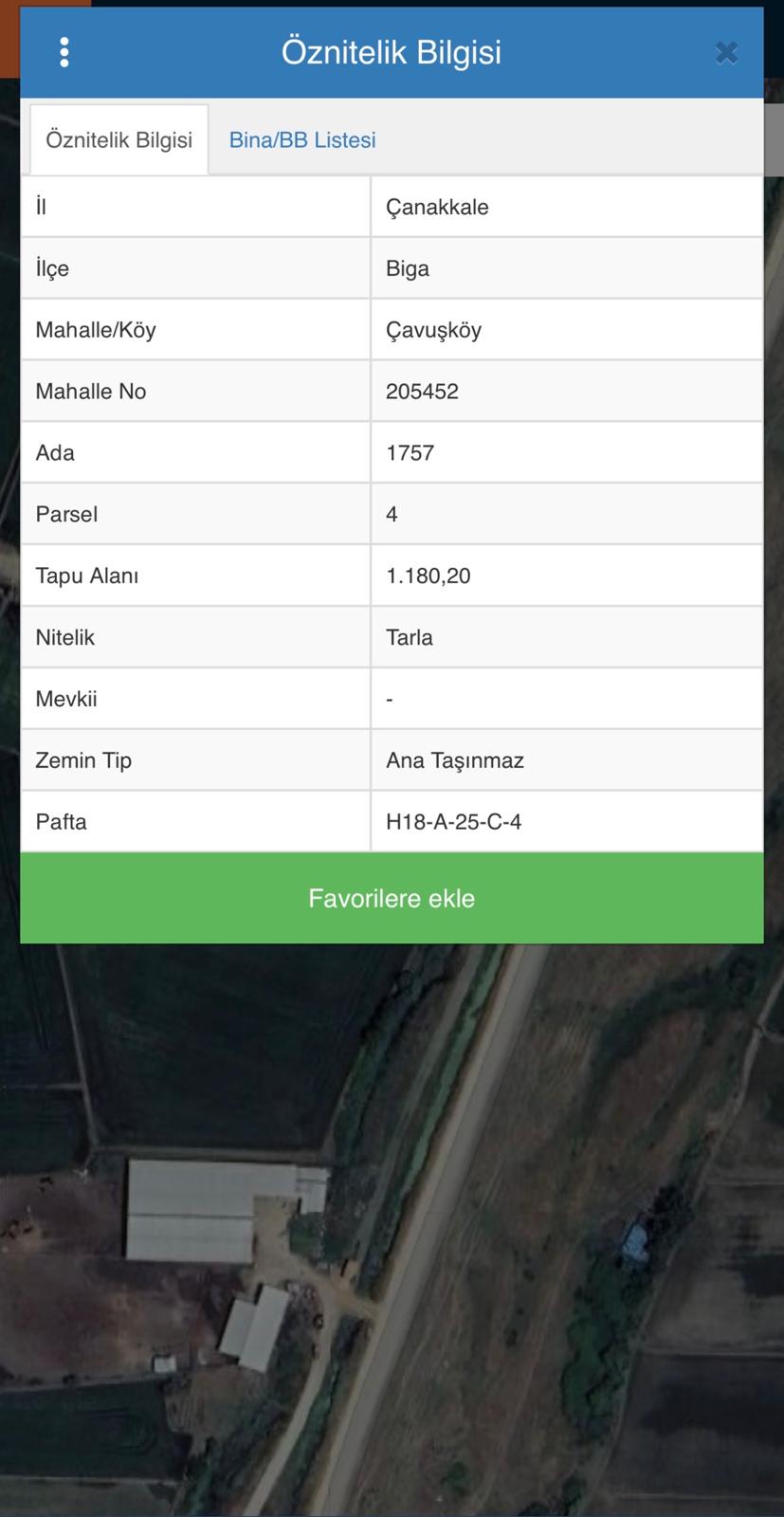 ÇANAKKALE BİGA ÇAVUŞKÖY İKİYOL ARASI MEVKİNDE SATILIK TARLA