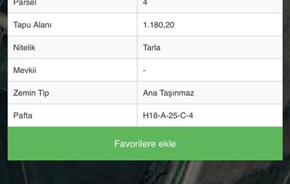 ÇANAKKALE BİGA ÇAVUŞKÖY İKİYOL ARASI MEVKİNDE SATILIK TARLA