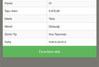 ÇANAKKALE BİGA PEKMEZLİ KÖYÜ GÖLAYAĞI MEVKİNDE SATILIK TARLA - 4 - 31878