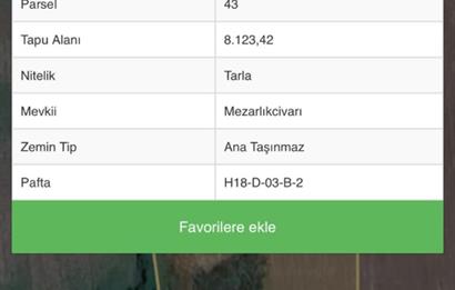ÇANAKKALE BİGA PEKMEZLİ KÖYÜ MEZARLIK CİVARI SATILIK TARLA