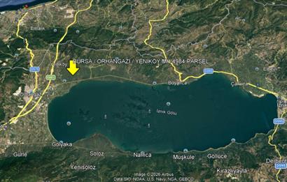 BURSA ORHANGAZİ YENİKÖY MH'DE SATILIK 7.287 m² ZEYTİNLİK TARLA