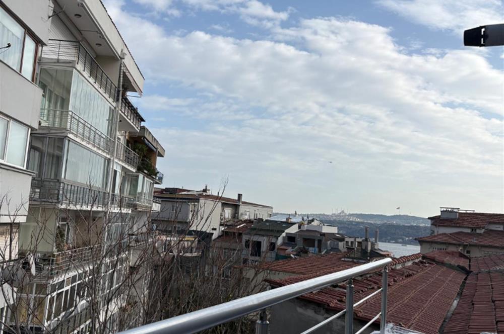 GÜMÜŞSUYU'NDA İLHAM VEREN DENİZ MANZARASINA SAHİP KİRALIK OFİS