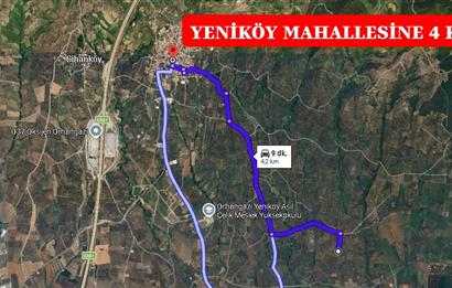 BURSA ORHANGAZİ YENİKÖY MH'DE SATILIK 7.287 m² ZEYTİNLİK TARLA