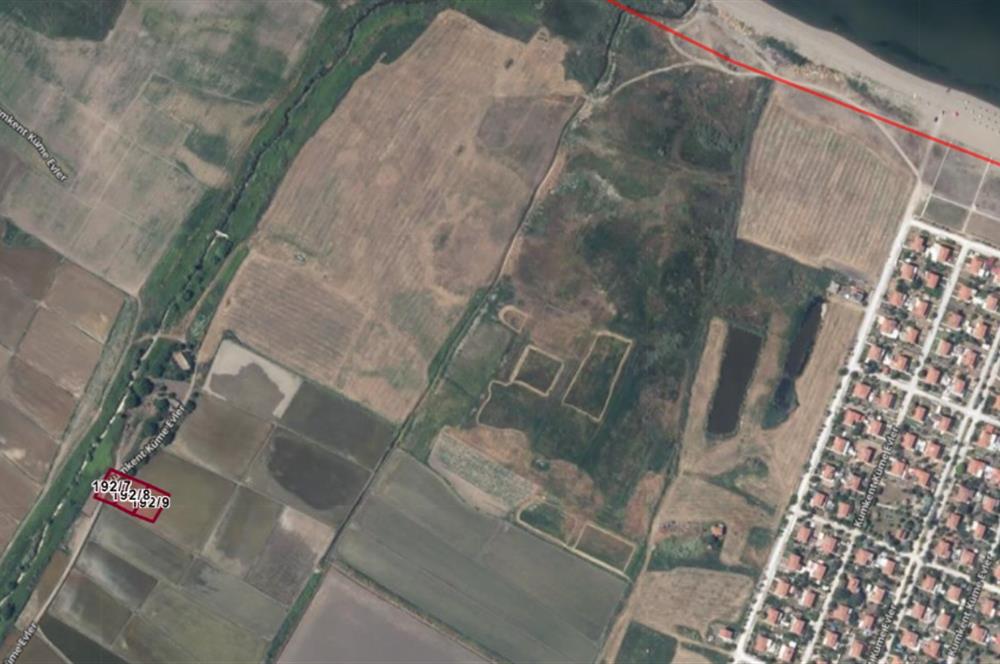 ÇANAKKALE BİGA BOZLAR KÖYÜ 495 m² VİLLA İMARLI YATIRIMLIK ARSA