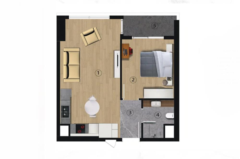 Ostim Serhatta Relax Caddede | Merkezi Konumda, Yeni Nesil 1+1