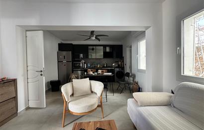 Bodrum Merkezde Eşyalı Kiralık 1+1 Temiz Bahçe Katı Daire