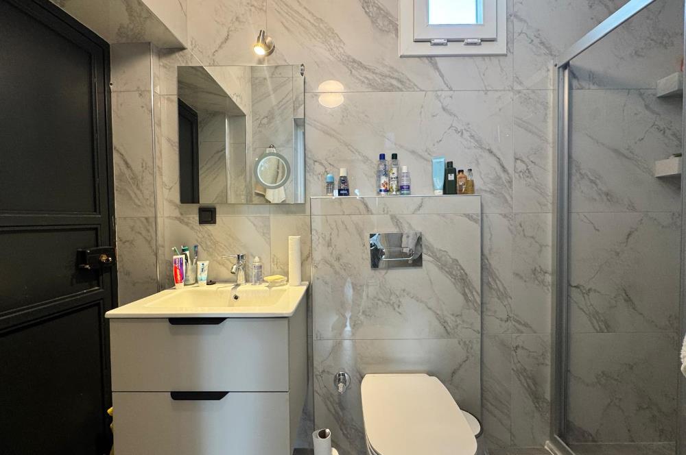 Bodrum Merkezde Eşyalı Kiralık 1+1 Temiz Bahçe Katı Daire