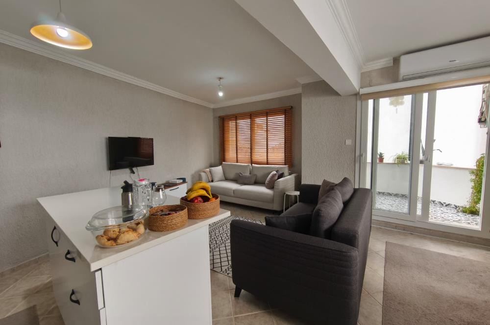 Bodrum Kumbahçe’de Denize 300 Metre Mesafede 2+1 Bahçe Katı | Full Renovasyon