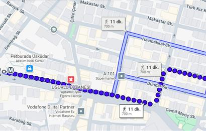 İcadiye’de Fıstıkağacı Metroya Yakın Krediye Uygun Satılık 3+1
