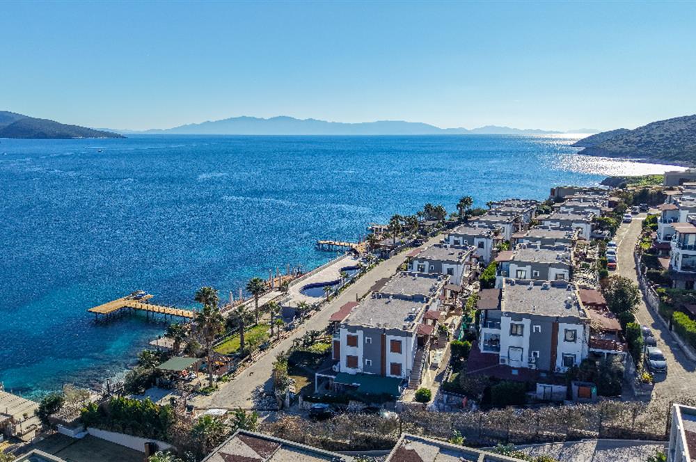 Bodrum Aura Residence Plajlı Manzaralı Bahçeli Satılık 3+1 Daire