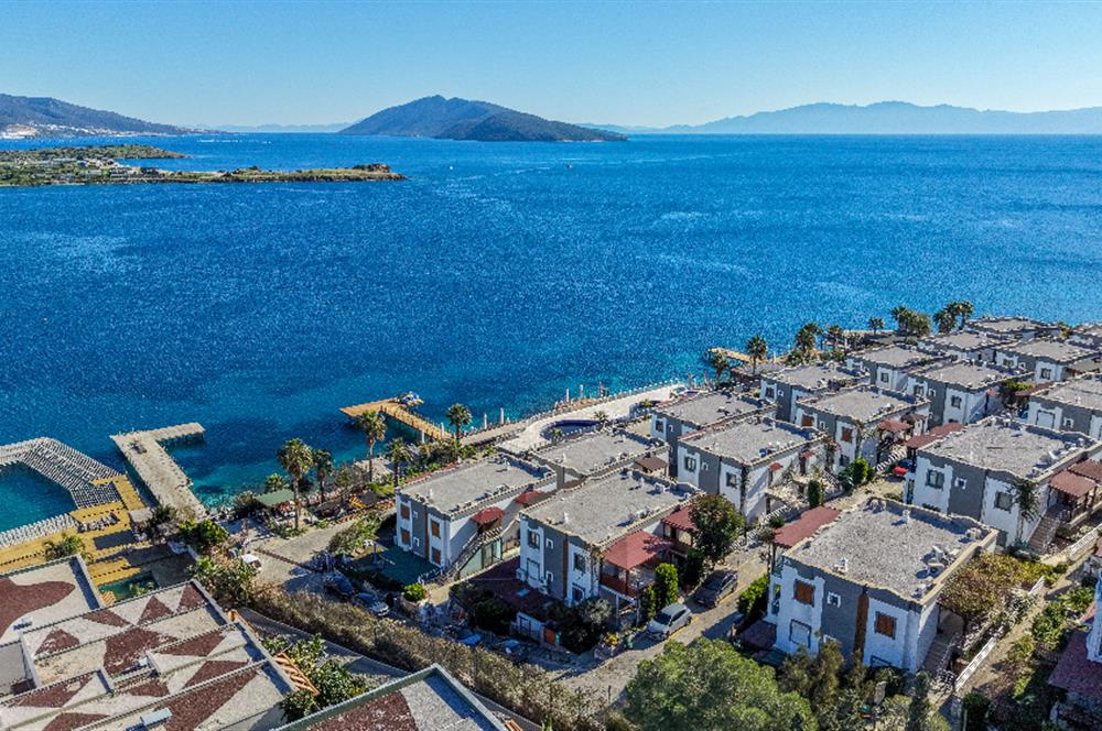 Bodrum Aura Residence Plajlı Manzaralı Bahçeli Satılık 3+1 Daire