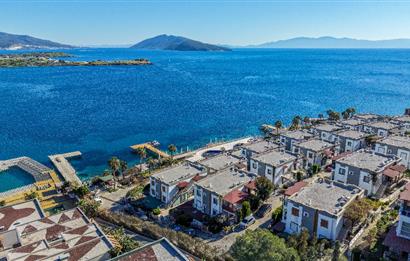 Bodrum Aura Residence Plajlı Manzaralı Bahçeli Satılık 3+1 Daire