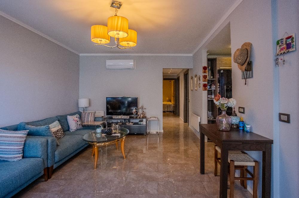 Bodrum Aura Residence Plajlı Manzaralı Bahçeli Satılık 3+1 Daire
