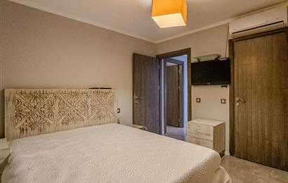 Bodrum Aura Residence Plajlı Manzaralı Bahçeli Satılık 3+1 Daire