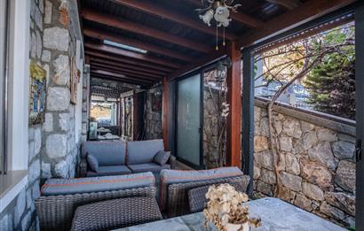 Bodrum Aura Residence Plajlı Manzaralı Bahçeli Satılık 3+1 Daire