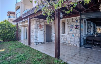Bodrum Aura Residence Plajlı Manzaralı Bahçeli Satılık 3+1 Daire