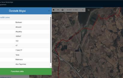 CENTURY21 BAL 'DAN  AKÇAKÖY MAHALLESİNDE SATILIK TARLA