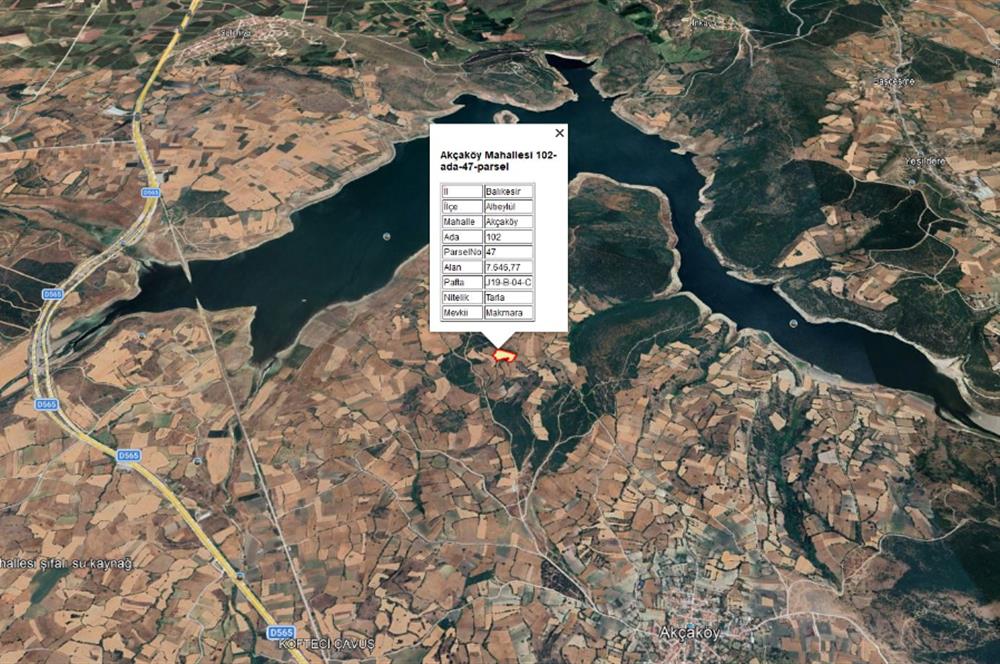 CENTURY21 BAL 'DAN  AKÇAKÖY MAHALLESİNDE SATILIK TARLA