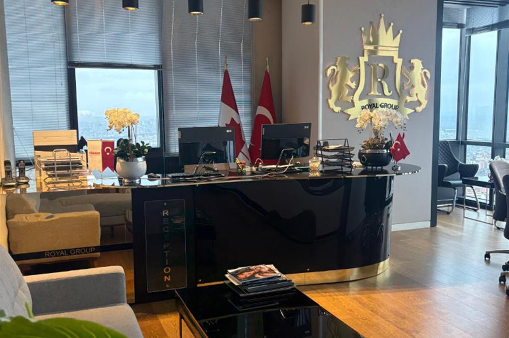 TRUMP TOWERSTA 28.KATTA,YEPYENİ,TAM EŞYALI KİRALIK OFİS