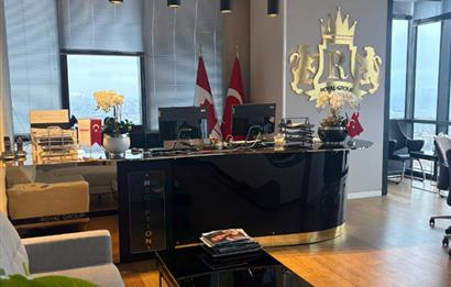 TRUMP TOWERSTA 28.KATTA,YEPYENİ,TAM EŞYALI KİRALIK OFİS