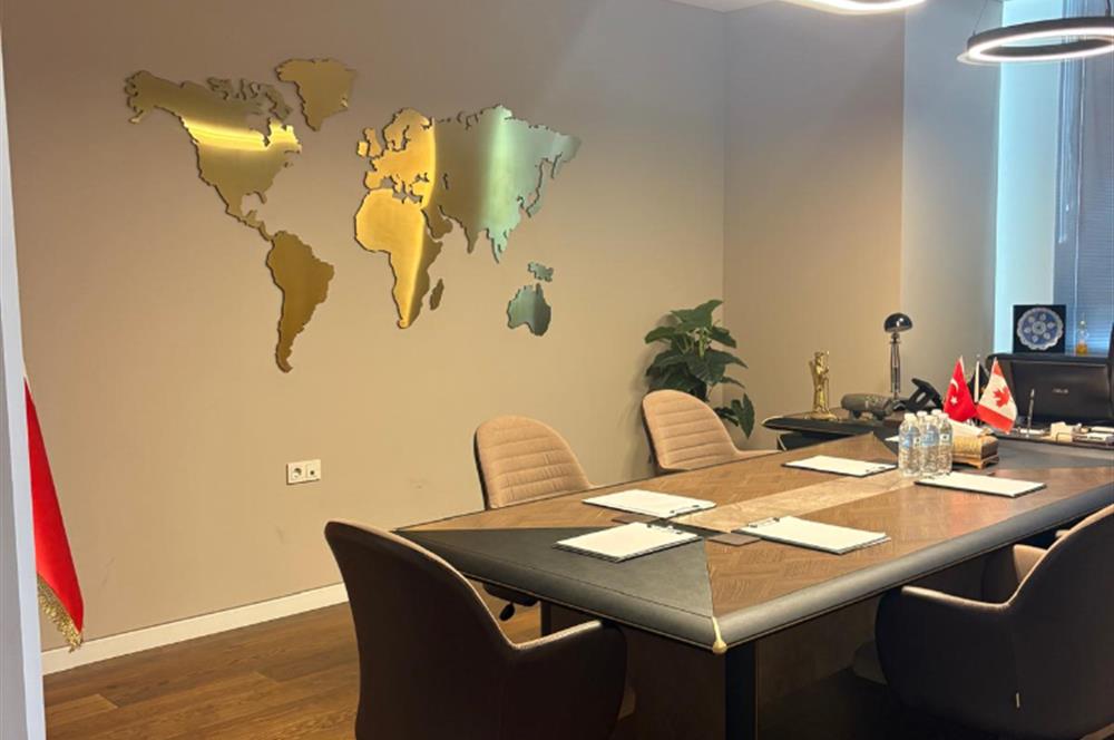 TRUMP TOWERSTA 28.KATTA,YEPYENİ,TAM EŞYALI KİRALIK OFİS