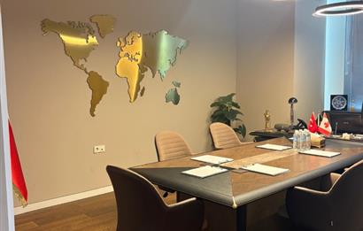 TRUMP TOWERSTA 28.KATTA,YEPYENİ,TAM EŞYALI KİRALIK OFİS