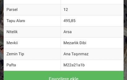 Çakmak (Karahasanlı)da 2 Kat imarlı Satılık Köşe Parsel Arsa...