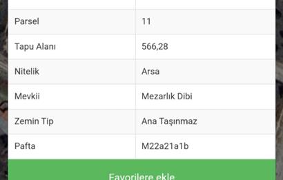 Çakmak (Karahasanlı)da 2 Kat imarlı Satılık Köşe Parsel Arsa...