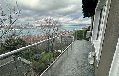 Kuzguncuk'ta Muhteşem Boğaz Manzaralı Kiralık Daire