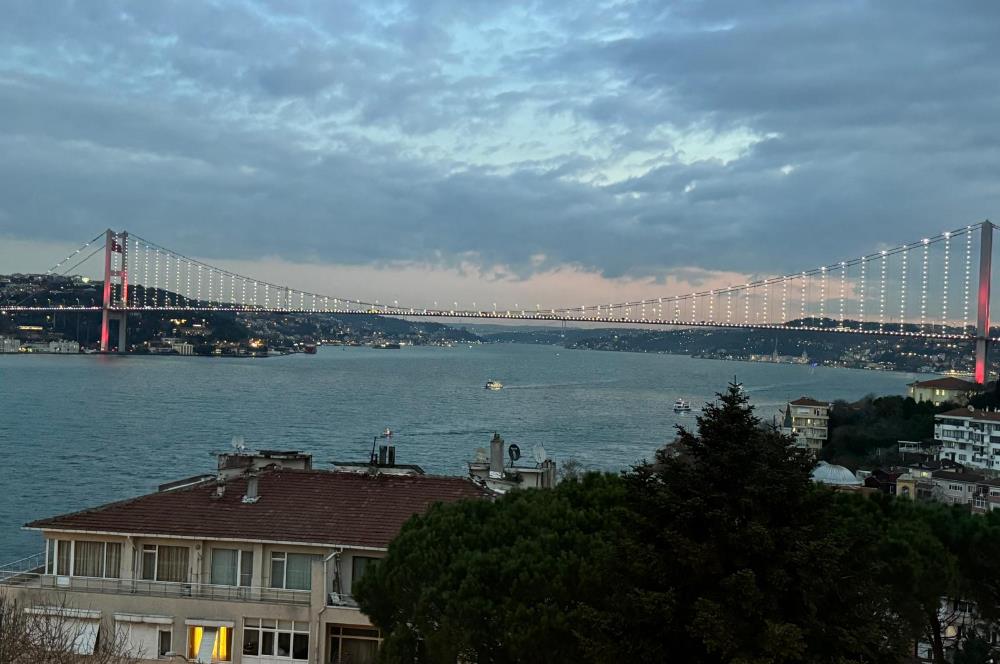 Kuzguncuk'ta Muhteşem Boğaz Manzaralı Kiralık Daire