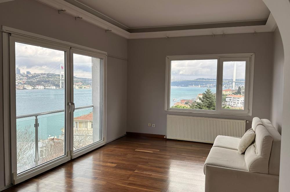 Kuzguncuk'ta Muhteşem Boğaz Manzaralı Kiralık Daire