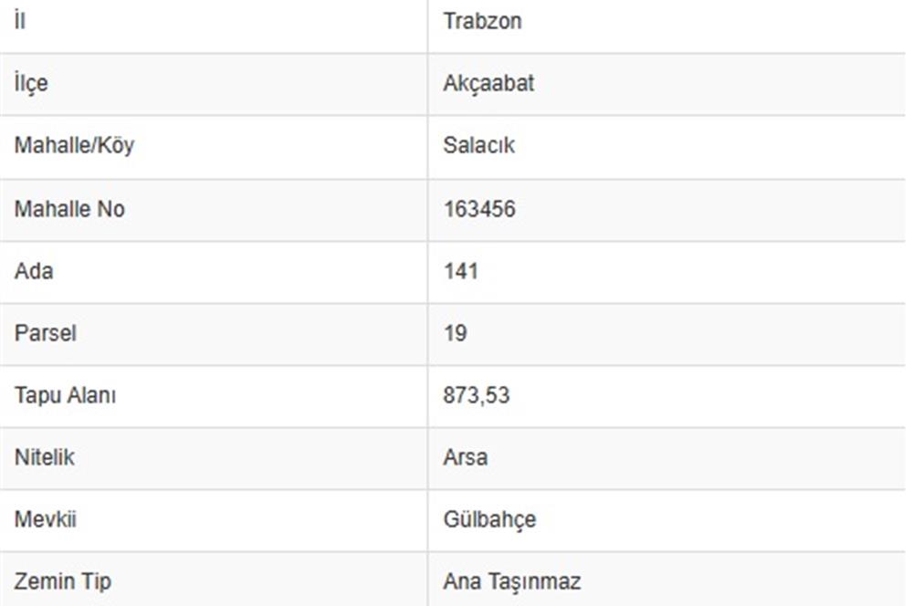 M21 TEAM'den AKÇAABAT SALACIK'ta ARSA