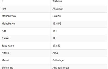 M21 TEAM'den AKÇAABAT SALACIK'ta ARSA