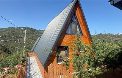TRABZON YOMRA İKİSU'DA DOĞA İÇİNDE SATILIK BUNGALOV
