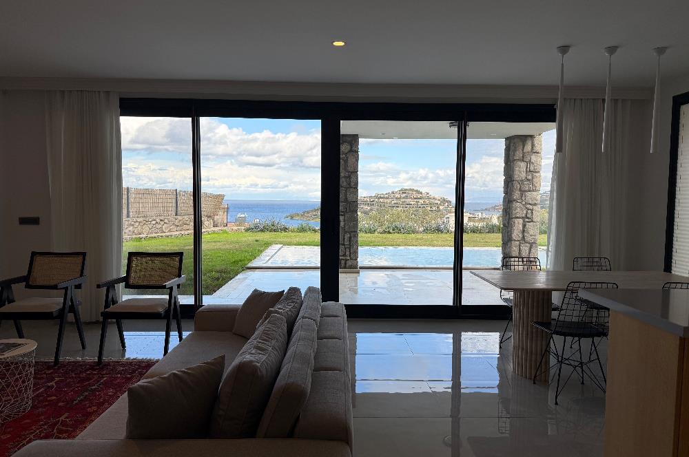 Bodrum Yalıkavak Tilkicik Denize 500m Yürüme Mesafesinde Özel Havuzlu Deniz Manzaralı Yıllık Kiralık Tam Müstakil Villa