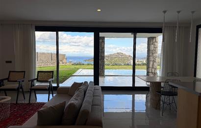 Bodrum Yalıkavak Tilkicik Denize 500m Yürüme Mesafesinde Özel Havuzlu Deniz Manzaralı Yıllık Kiralık Tam Müstakil Villa