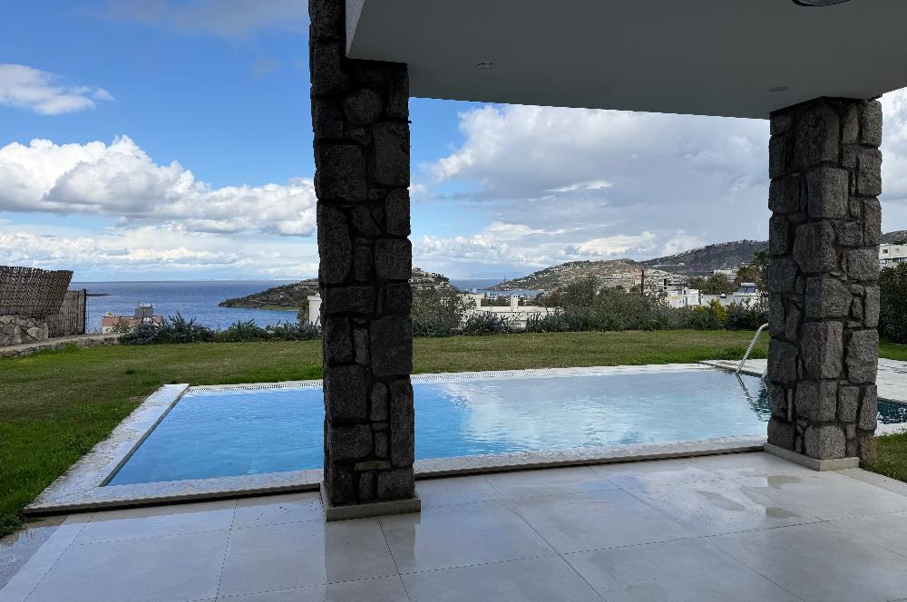 Bodrum Yalıkavak Tilkicik Denize 500m Yürüme Mesafesinde Özel Havuzlu Deniz Manzaralı Yıllık Kiralık Tam Müstakil Villa