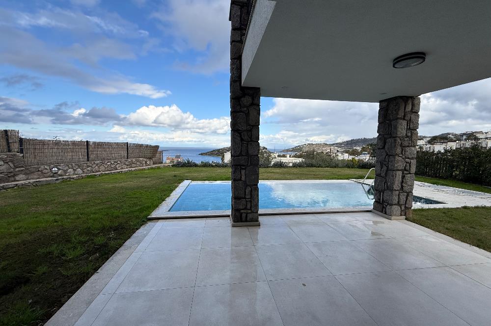 Bodrum Yalıkavak Tilkicik Denize 500m Yürüme Mesafesinde Özel Havuzlu Deniz Manzaralı Yıllık Kiralık Tam Müstakil Villa